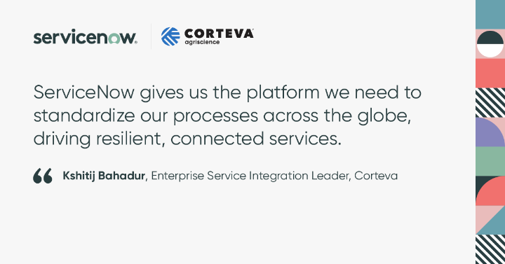 TBorrmann's tweet photo. #ITSM + Virtual Agent + Now Mobile = the @ServiceNow dream team for @CortevaUS. Learn more in our latest customer story https://t.co/hej0hyJ0dJ https://t.co/oV74Ap21tG