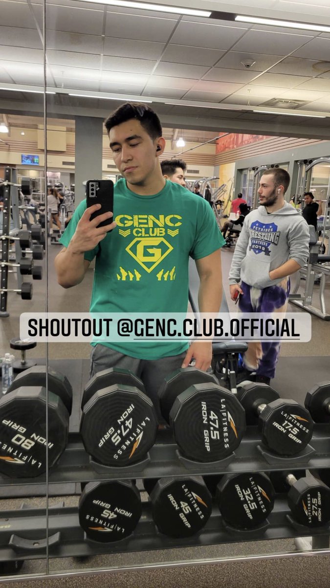 GencClub's tweet photo. Shout out to former @WOWPROWRESTLING
#WorldHeavyweightChampion
#RogerMendez for the ๐ฅ gym Selfie
#TheCause #GencClub https://t.co/HQAEWrqRP6