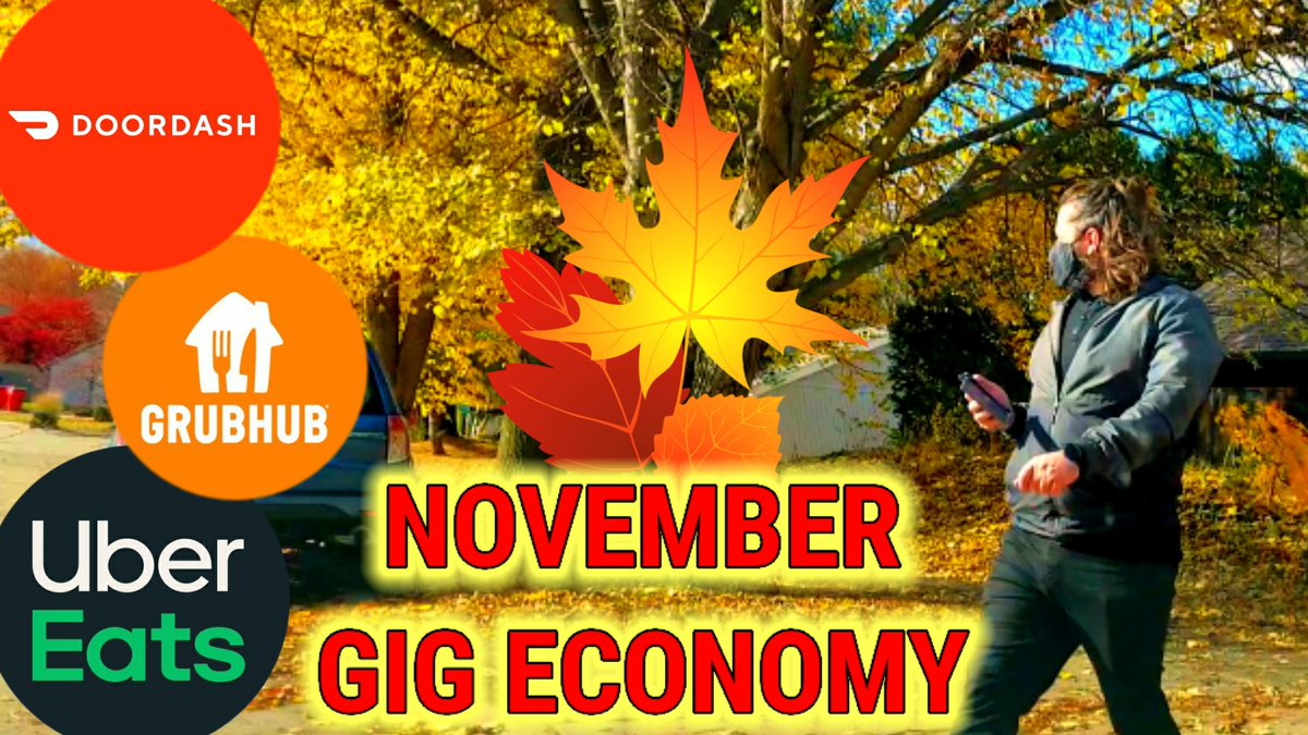 JoeGig83's tweet photo. November is a beautiful month and I am happy to be posting a new video...finally! Join me on a multi apping afternoon https://t.co/JOa74sQFgu #GigEconomy #DoorDash #UberEats #GrubHub #YouTube #November #MultiApp #GigWork #GigWorker https://t.co/716shBPbSS