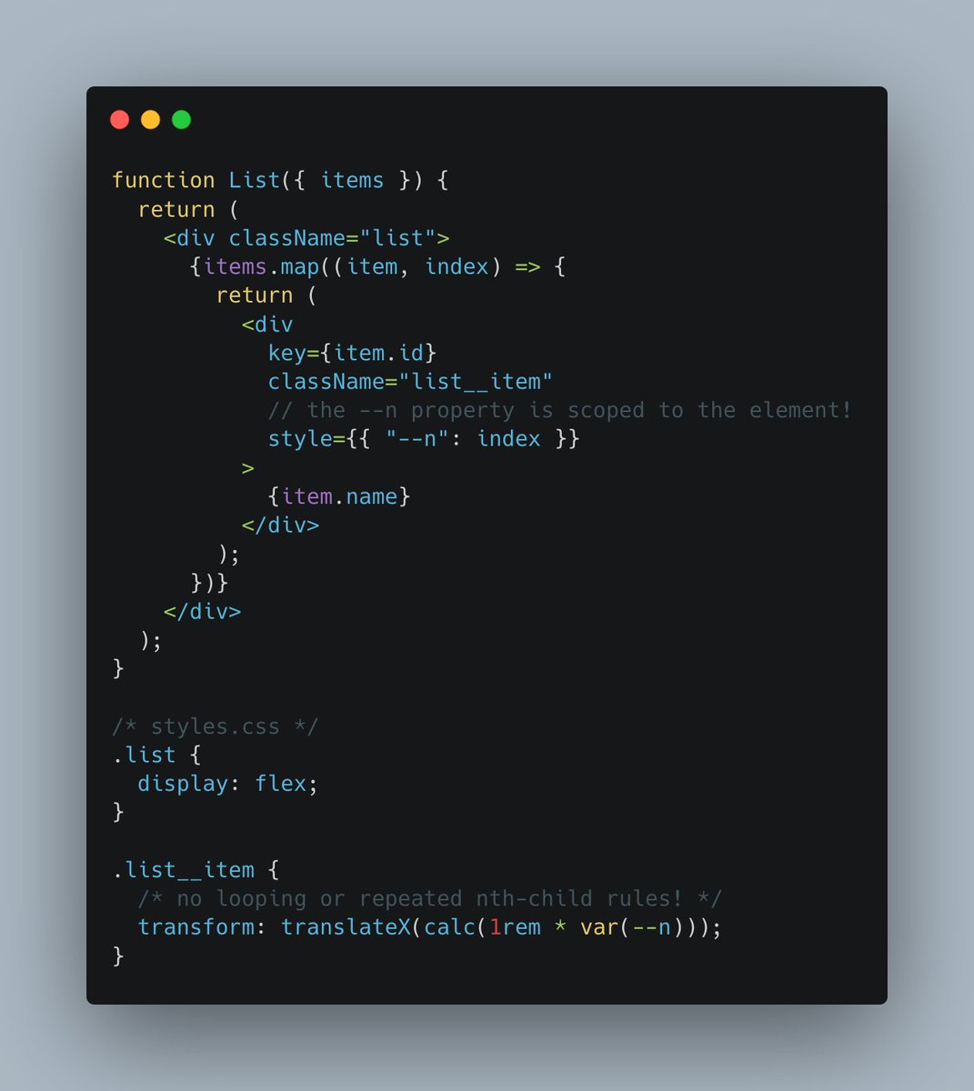 Have I mentioned lately how CSS custom properties are the best?