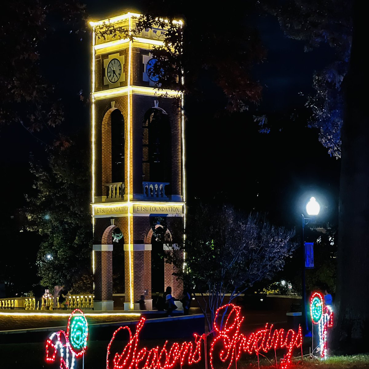 One of my favorite <a href="/etsu/">ETSU</a> traditions: gathering as a community to turn on the lights and kick off the holiday season! ❄️✨