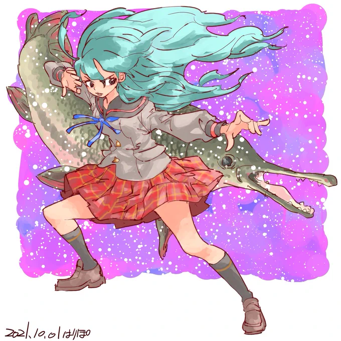 最近描いたお魚拳法4選🐟🐟🐟
↖️左上 : メガネモチノウオの構え
↗️右上 : ヨウジウオの構え
↙️左下 : ガーの構え
↘️右下 : アカエソの構え
京都に引越ししてから描いた4枚ですね〜╰(*'︶`*)╯♡
#お魚拳法
#絵描きさんと繋がりたい 