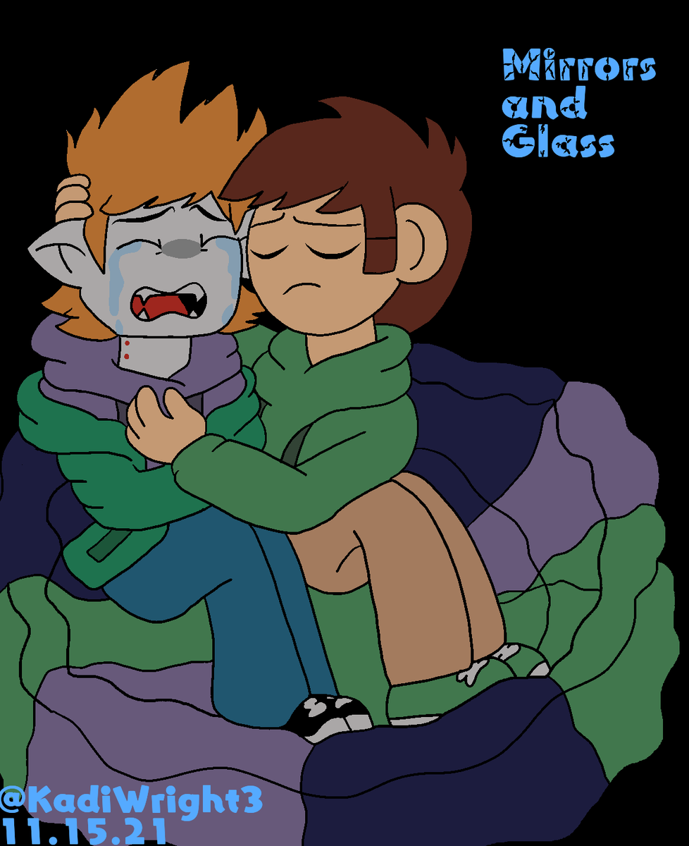 'Mirrors and Glass' by BillieBunnie
Link to their story:archiveofourown.org/works/14042142
#eddsworld #MirrorsandGlass #Edd #Matt #Vampire #fanficart #ArtistOnTwitter