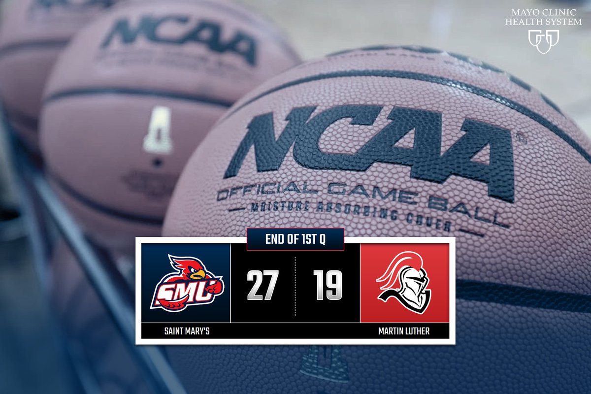 SMUMNAthletics's tweet image. WBB - WHAT A START!! Biermeier scores @saintmarys_wbb's first nine points and Cardinals build 27-19 lead after opening quarter against @mlcknights