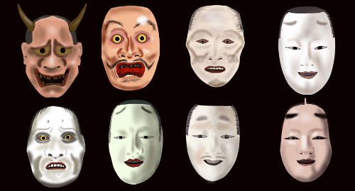 【Noh Mask】
Noh Mask series 1～8 is on sale!
Please take a look.Check out this item on OpenSea opensea.io/assets/matic/0… <a href="/opensea/">OpenSea</a>