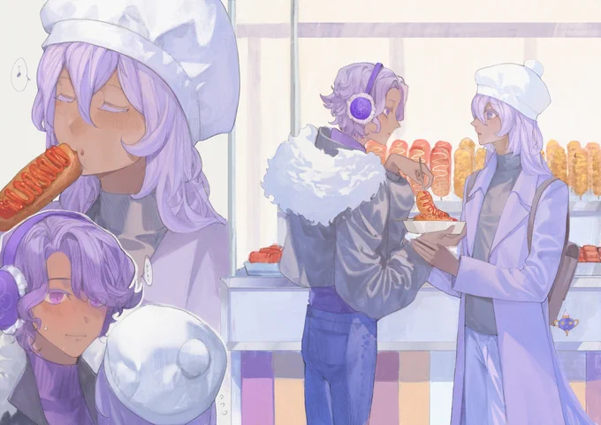 (라일요거)so actually these artworks is a winter series for    the ship XD 