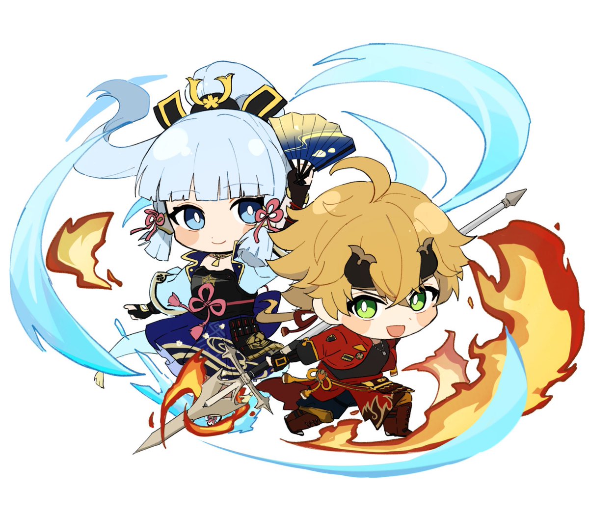 文化祭で使った原神絵!!!! 