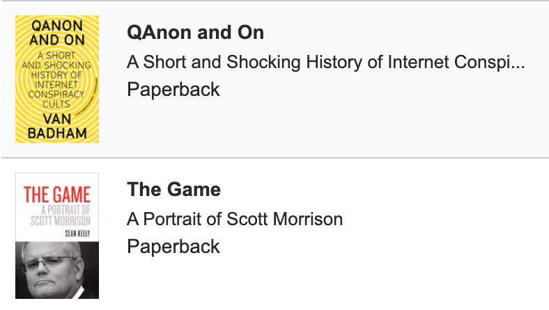 josiegirl62's tweet photo. .
Just spent less than $60 (including postage) on these two. Looking forward to reading them both.
#QualityReading https://t.co/iV5JakUA8E