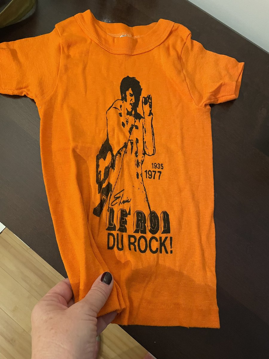 Matamich's tweet image. Tiny T-shirt from when I was 12 years old