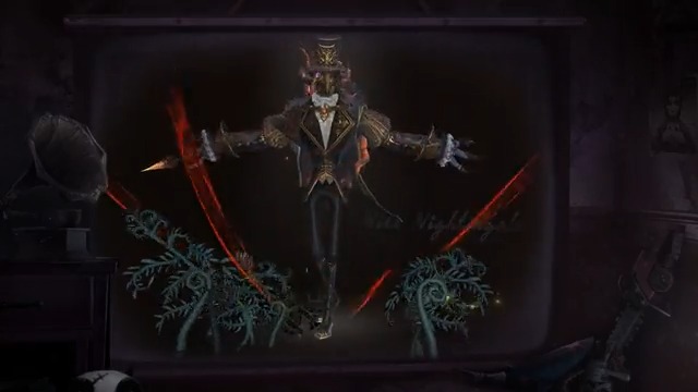 鎧のように堅くて鋭い仮面は、 一体何を隠しているのだろうか？ 紫に