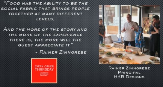 Renowned #chef Rainer Zinngrebe shared his wisdom with us on the sociability of #food 🥗🍷
Catch the conversation here 👉 ow.ly/RjYk50BPVmc

#podcast #foodandwine #cheflife #lifestyle #instafood #dining #dineout #social #viral #trends #familytime