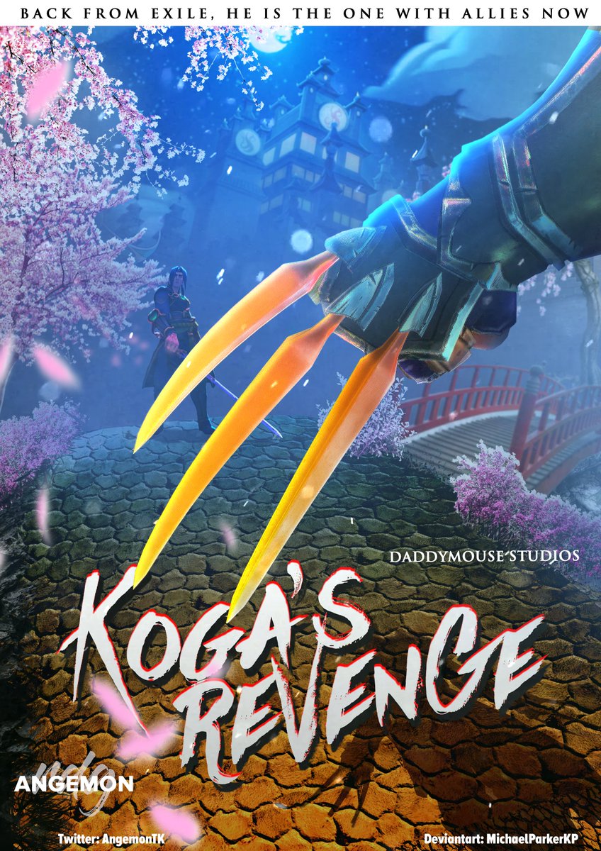 AngemonTK_'s tweet photo. He is back from Exile, hungry for some vengeance against those who wronged him. Only this time, he has allies. 

A different format for my movie posters. There will be a follow-up version of this will be made this weekend. 
#Paladinsart #paladinsgame https://t.co/yg2XrfH0XK
