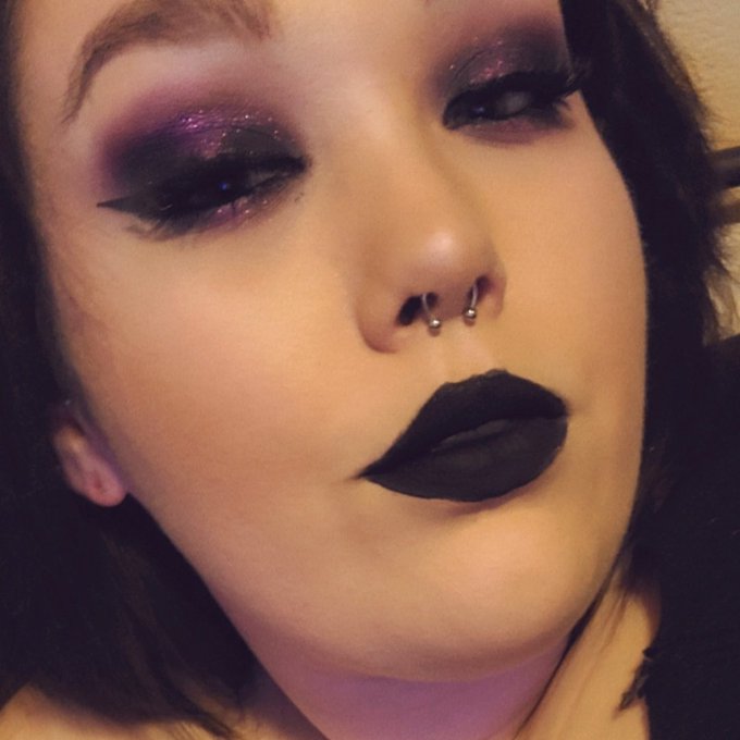 Really enjoyed the new makeup...really goes with my esthetic!....also need like 100 more of these shirts<a href="/tag/photooftheday"class="tags"><span>#photooftheday</span></a><a href="/tag/model"class="tags"><span>#model</span></a><a href="/tag/fashion"class="tags"><span>#fashion</span></a><a href="/tag/pleasing"class="tags"><span>#pleasing</span></a>