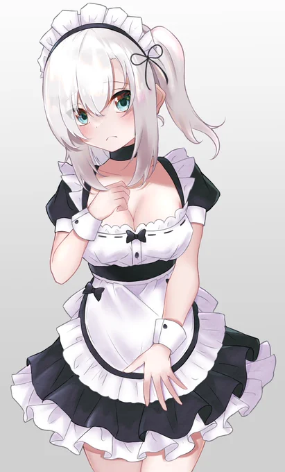 #マル描いてちょんっ 
メイドまる 