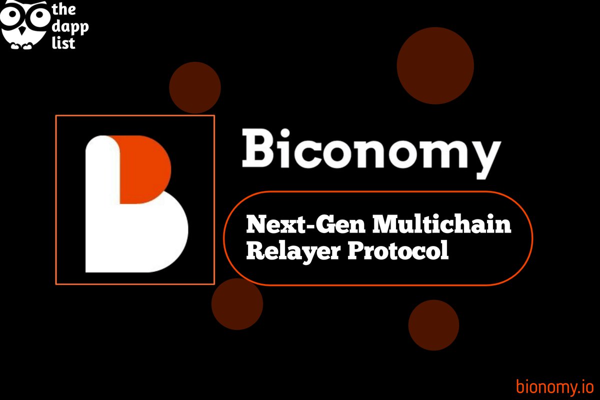 SatoshiScribes's tweet image. 📝 @biconomy listed this week on @thedapplist V2 🎉

A relayer infrastructure enabling you to build applications with ease &amp;amp; reduce the friction. Supporting cross-chain future, gasless experience &amp;amp; stablecoins for gas fee.

$WISE

#TraverseToWeb3 w/ us v2.thedapplist.com 🚀