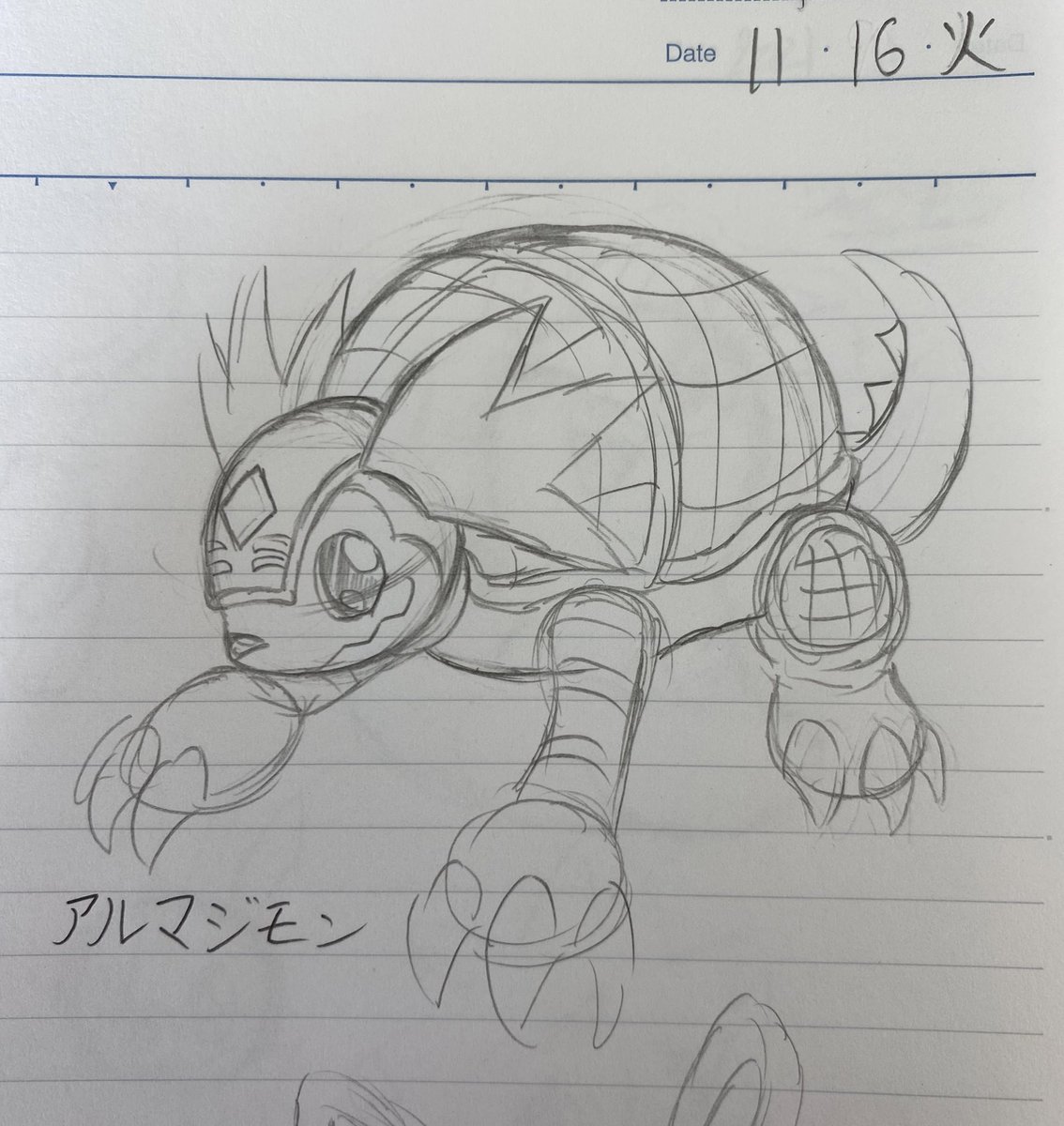 デジモン落書き 