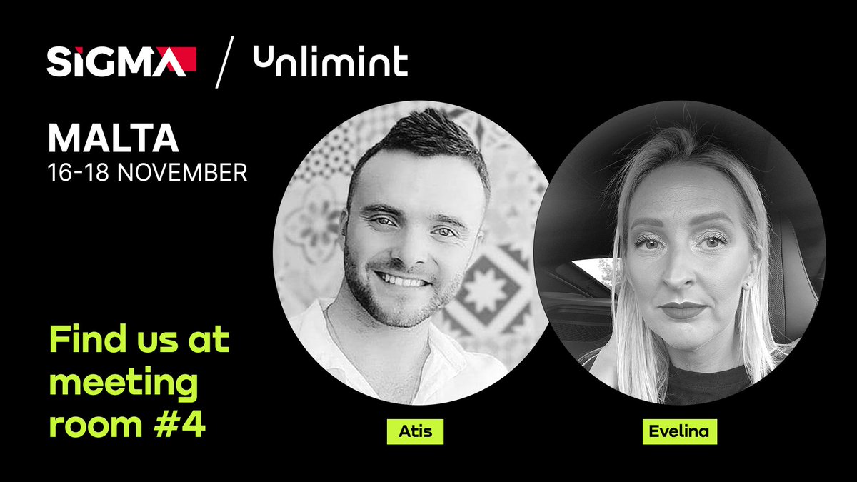 Unlimit_com's tweet photo. SiGMA, we're here! 👾
Unlimint is ready to welcome the ideas, creativity and questions of all attending. Be sure to pay us a visit and book your meeting with one of our tomorrow managers today! 😉
#Sigma #Unlimint @iGamingSummit #payments #paytech #gaming #gamingsolution https://t.co/4uw7Abv7XE