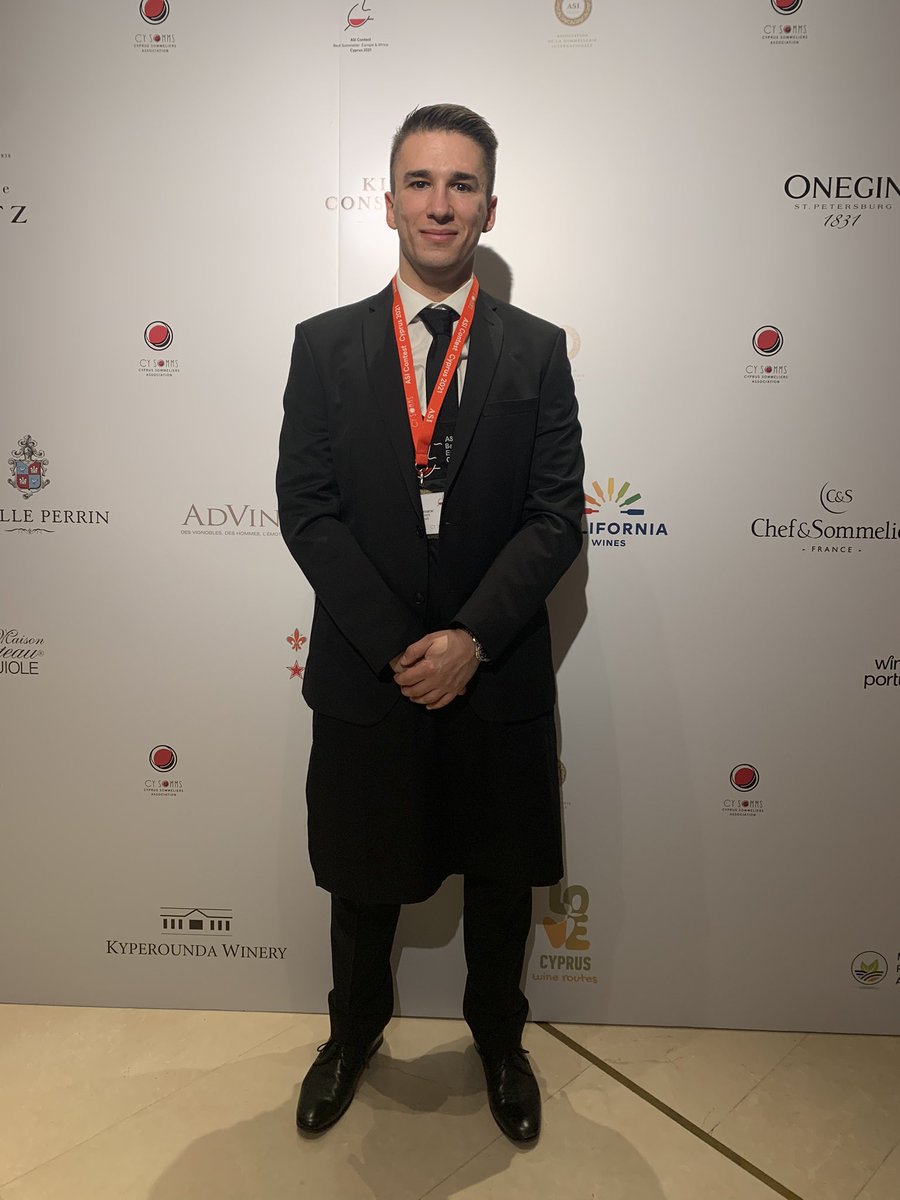 IrishGuildSomm's tweet photo. Daniel Stojcic is about to compete for Ireland in Best Sommelier Europe &amp; Africa 2021 competition. Very exciting! Best of luck, Daniel, we’re all cheering you on https://t.co/U8BXZhGnuu
