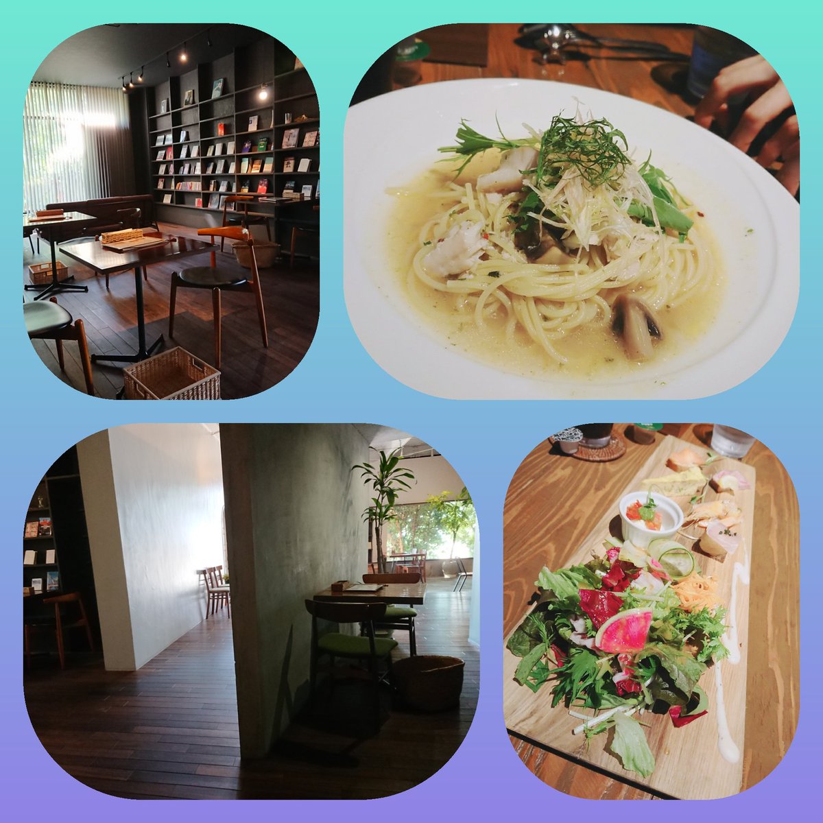 kao_mzsk004's tweet photo. 姉とPlus CAFEとカラオケに行ってきたよ。。。
Plus CAFEは、月と火曜は、ピザやってなくてプレートランチがあるよ。
ピザは窯焼き☆
他の曜日も行ってみたい!
私が食べたのは前菜セットとオイル系パスタ、前菜が楽しい☆
最近カラオケ行くと喉カスカスになる‥‥20分程で復活するけど。
#PlusCAFE https://t.co/XJmh3cVY3m