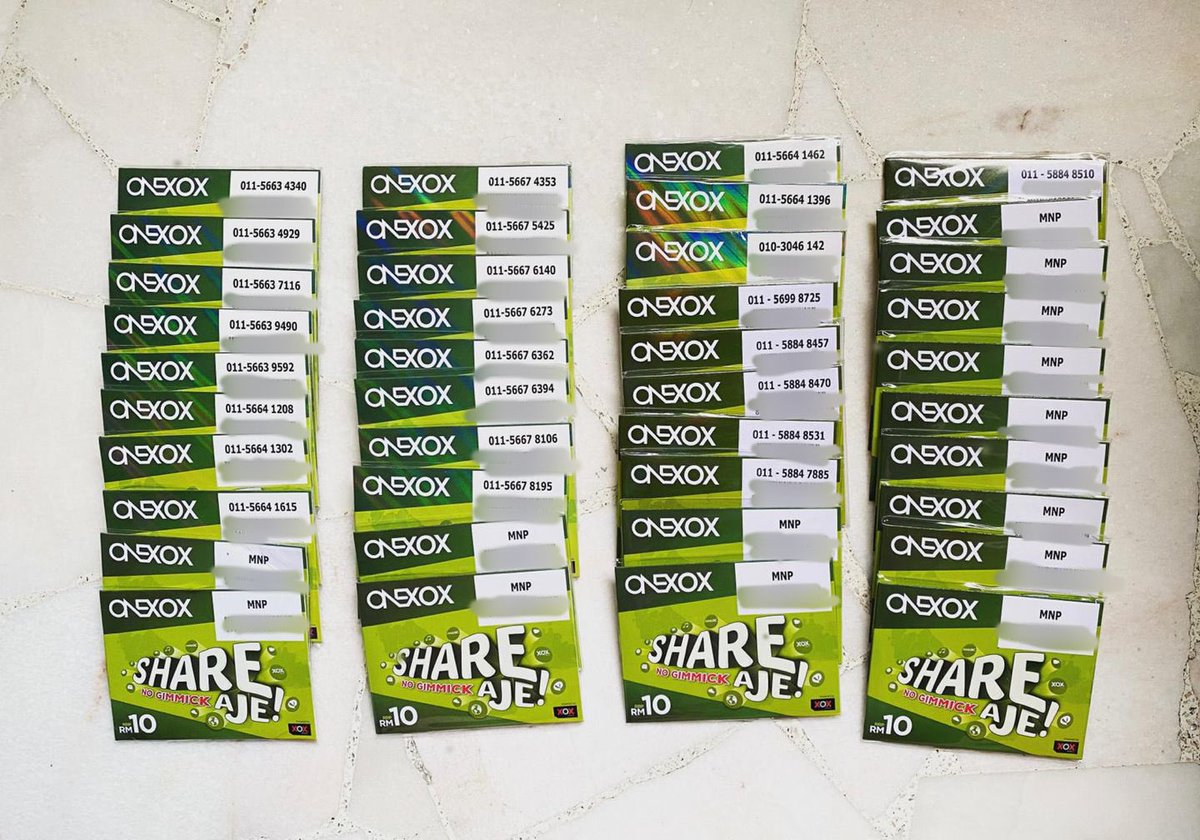 ONEXOXbyCelcom's tweet photo. New number coming in…
Let’s #PM me now😊

#onexox #free #rollover #forever  #cheap #BestBuy #MalaysiaSIM https://t.co/NFvjrGSgI5