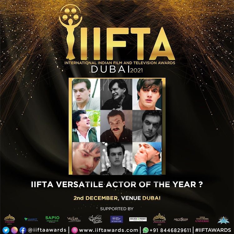@iiftawards #IIFTAMOHSINKHAN Nominating #MohsinKhan as IIFTA VERSATILE ACTOR OF THE YEAR! ❤
#IIFTAWARDS2021 #IIFTA