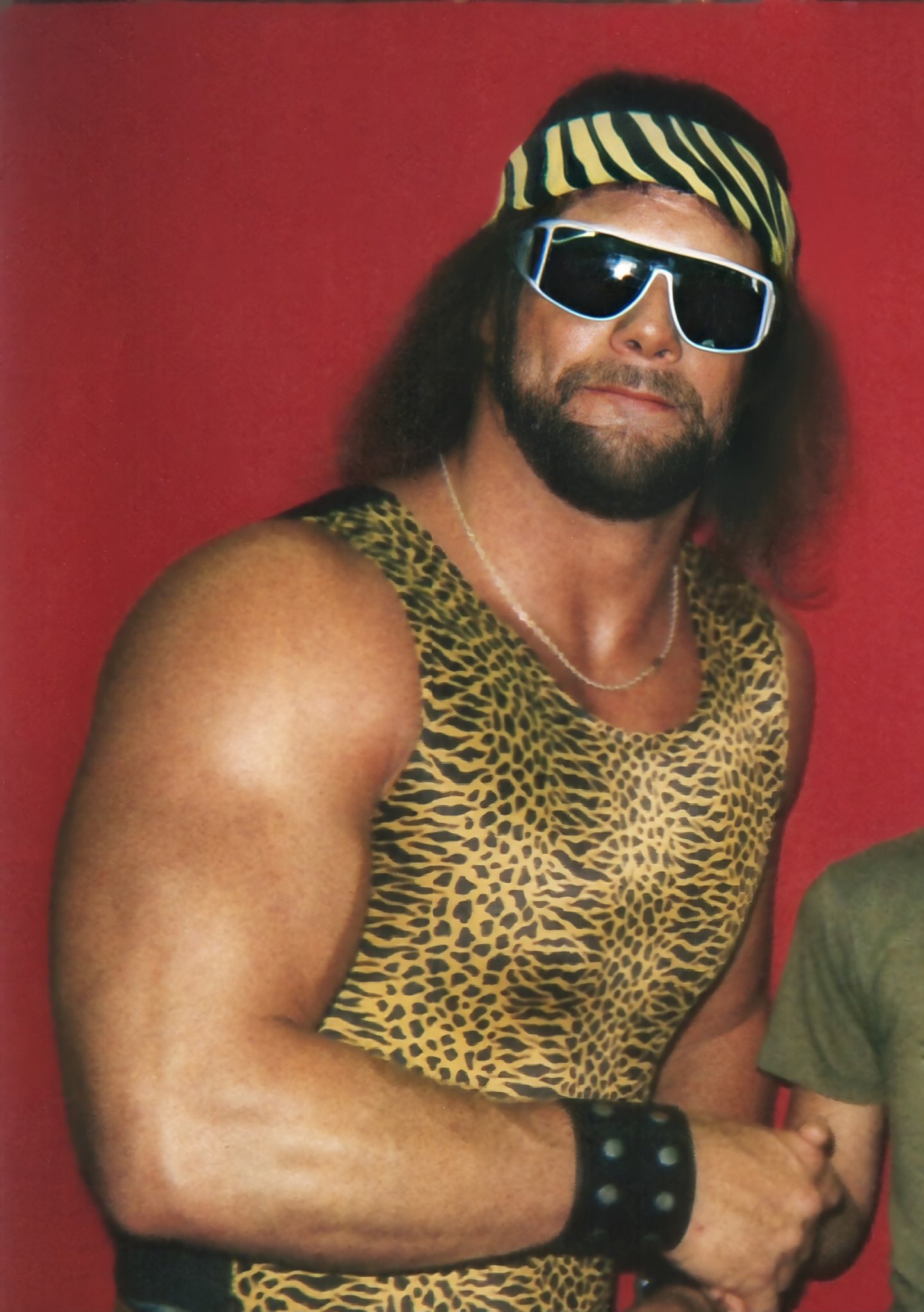 Upscaled using the Retro setting 
Sourced from Wikipedia

A happy posthumous birthday to the Randy Savage! 