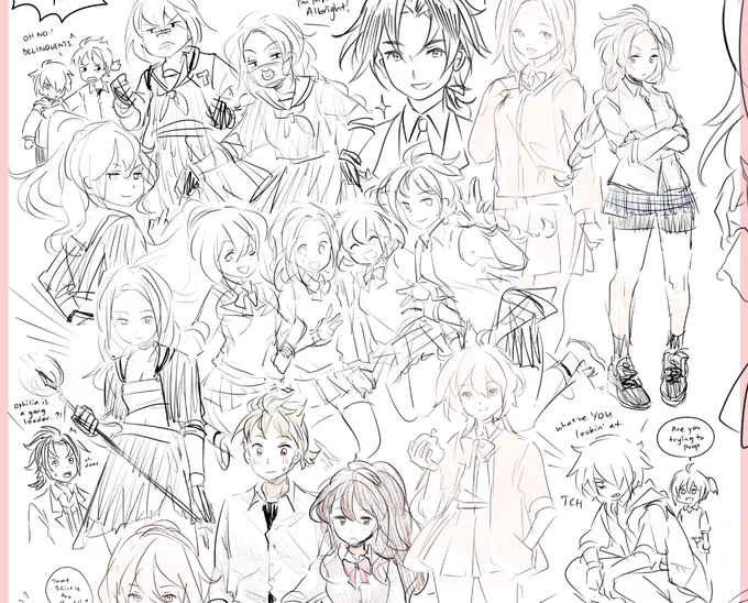 it was going to be a mess of a book...though i've been thinking of selling a digital sketchbook instead 