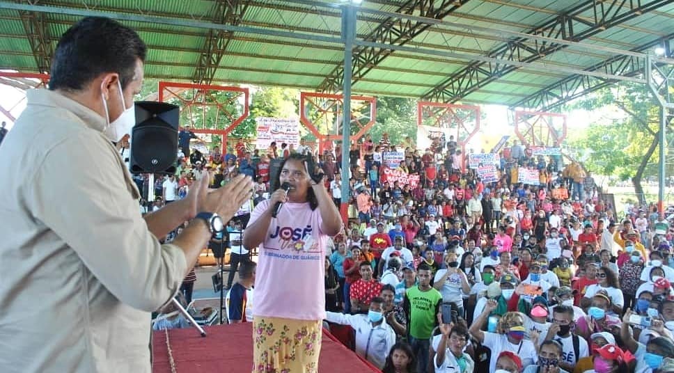 josemvasquez's tweet photo. Hasta Cabruta llegamos para reafirmar con una Gran Asamblea el compromiso con el pueblo. Sigamos avanzando desde el Municipio Juan José Rondón, tierra con un gran potencial productivo para todo el Guárico. 

Saldremos victoriosos el 21-N, porqué Rondón todavía no ha peleado... https://t.co/Bg6flfGra4