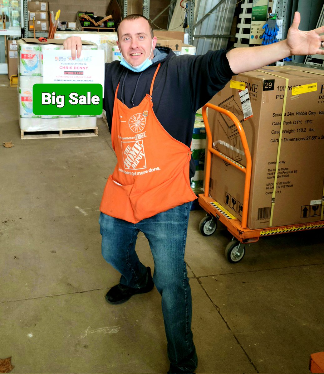 BathRbr's tweet image. Congratulations Chris👏👏 Seasonal Supervisor @HomeDepot4137 Your Fantastic Rome Bath Remodeling Lead Sold🛁🚿💰💰 #LeadsByExample #4thQtrServices