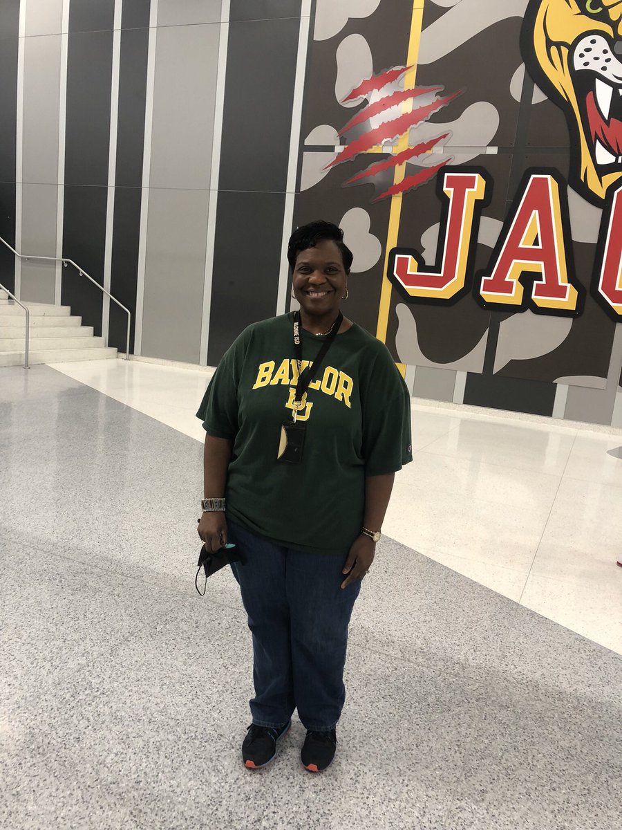 We see you <a href="/MeadMS_AISD/">Mead Middle School</a> History teachers and speech pathologist <a href="/AdamsonTanunya/">TaNunya Adamson</a> rocking your college shirts because you all know that a college education truly matters!! <a href="/GenerationTexas/">Generation TX</a> <a href="/AldineISD/">Aldine ISD</a> <a href="/Counseling_AISD/">Aldine Counseling</a> <a href="/jmscottjess1/">J. Scott</a> <a href="/lmamerson/">LaTonia Amerson, Ed.D.</a>