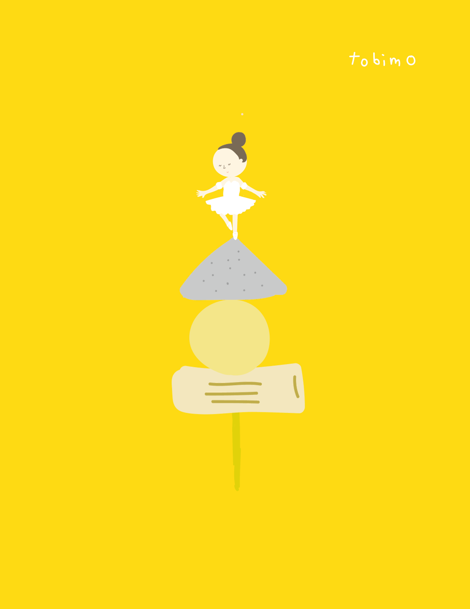 tobimo9's tweet image. おでんの上のバレリーナ
#おでん ＃バレエ #バレリーナ #イラスト #イラスト好きな人と繋がりたい #art