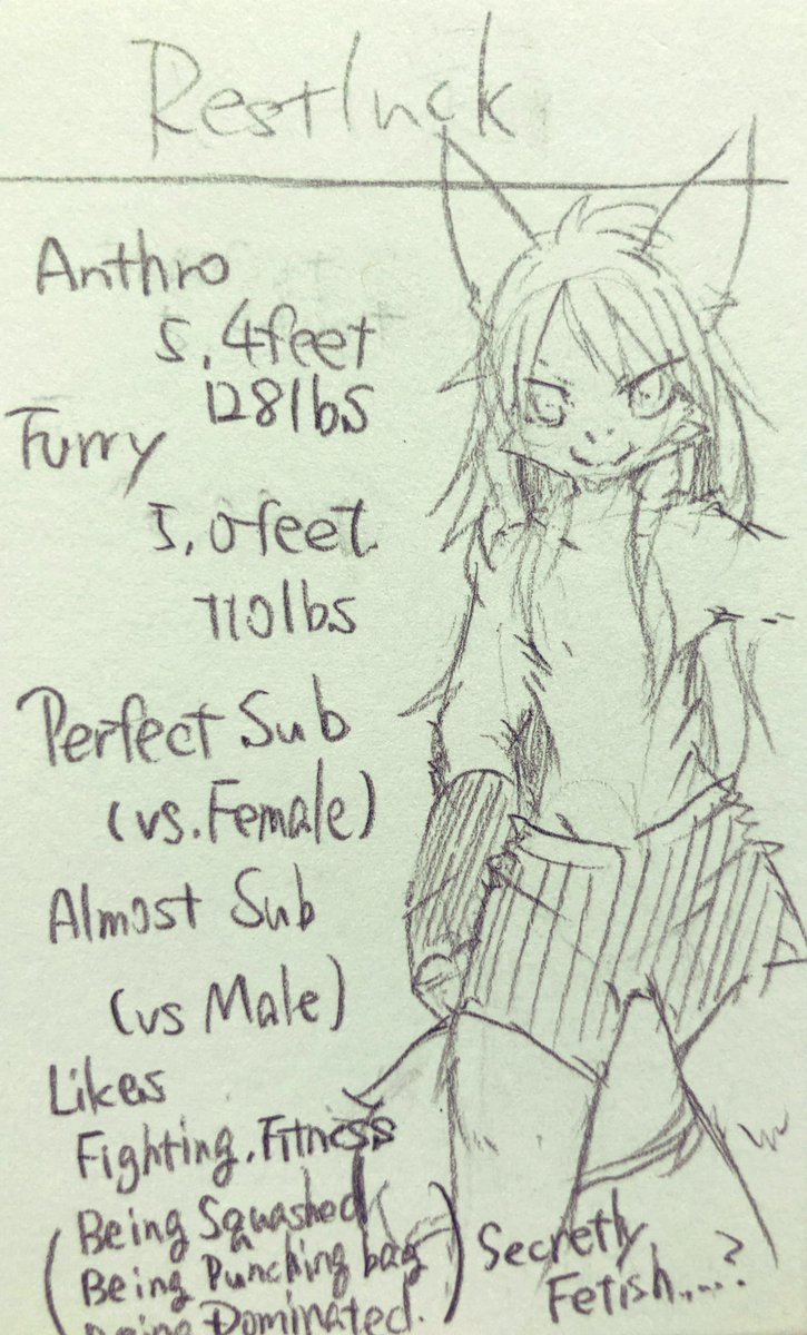 rest_luck's tweet photo. I should renew the refsheet...?🤔 https://t.co/OObDs9bJUa