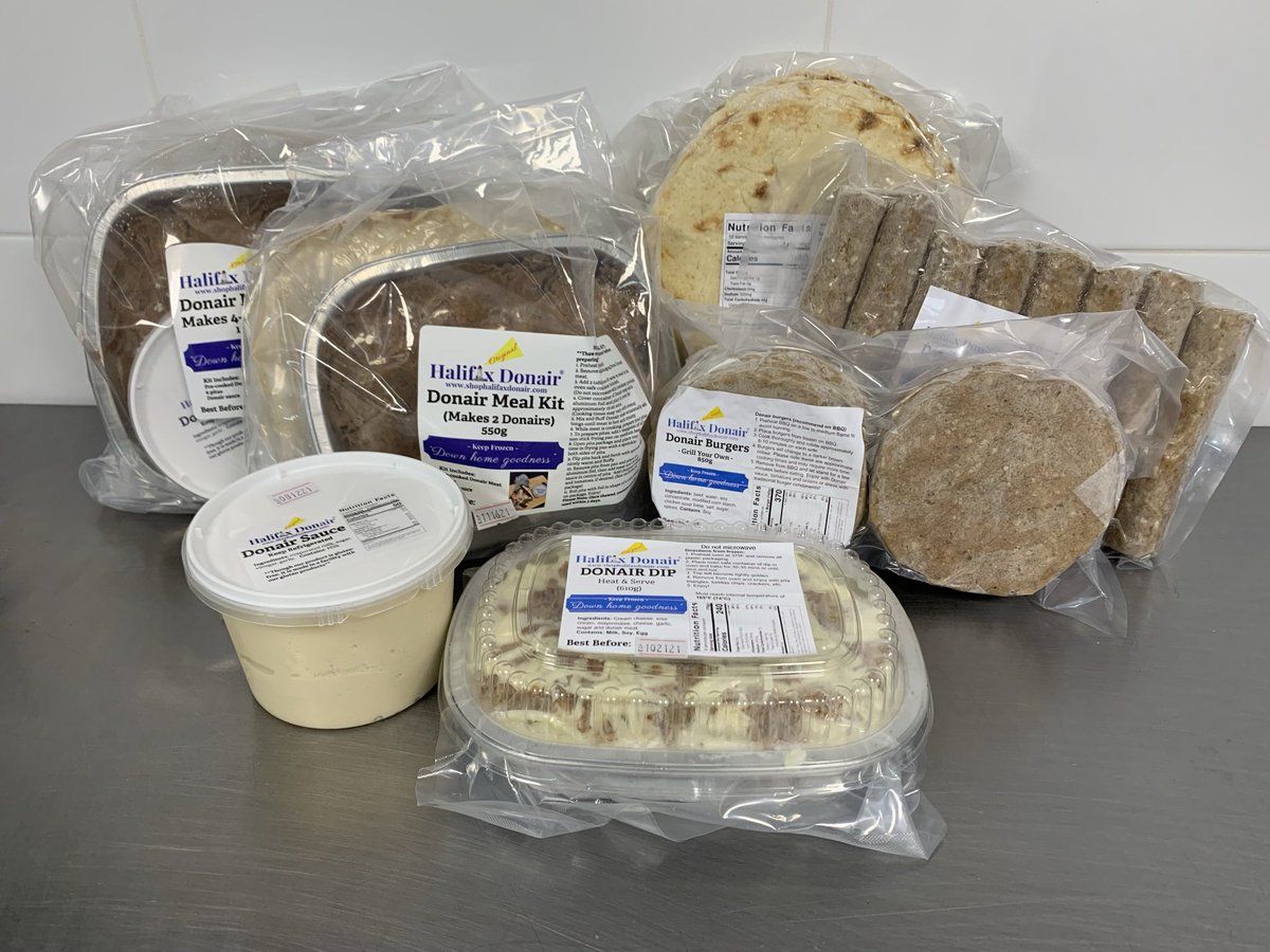 halifax_donair's tweet photo. Do you know about our grocery outlet? @shophlfxdonair is located in the same plaza of our restaurant! We offer many delicious heat &amp; serve products and offer delivery across the Golden Horseshoe! https://t.co/Yny9wI0xAK