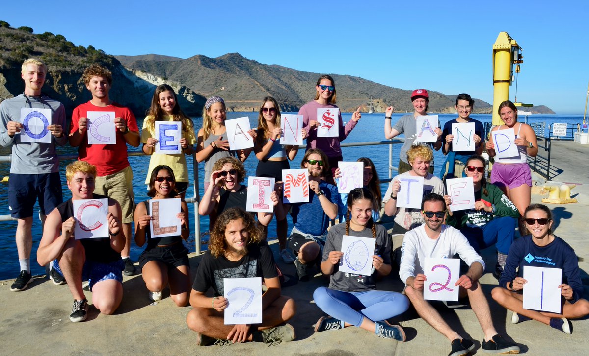 Oceans and Climate @SEA_Semester is about to set sail on #robertcseamans! From Catalina to Hawaii, 20 students are studying  #oceanacidification, #oceanheatwave, #oceancarboncycle and more for 6 weeks/~4000miles. Thanks @USCWrigley for hosting, now leaving #covid and land behind.