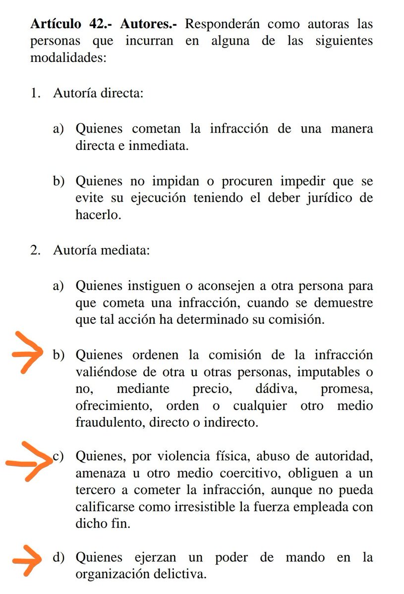 JoseCB96's tweet photo. @LassoGuillermo Esa teoría YA EXISTE, artículo 42 COIP. O no sabe y nadie le asesora (por eso hasta confunde autoría como tipo penal 🤦🏻‍♂️) o es pura manipulación aprovechándose del desconocimiento de la mayoría. https://t.co/pAsrwu2Dr2