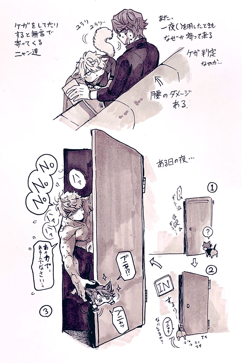 ニャ達を飼う キスブラ 幻覚
センシティブ編 