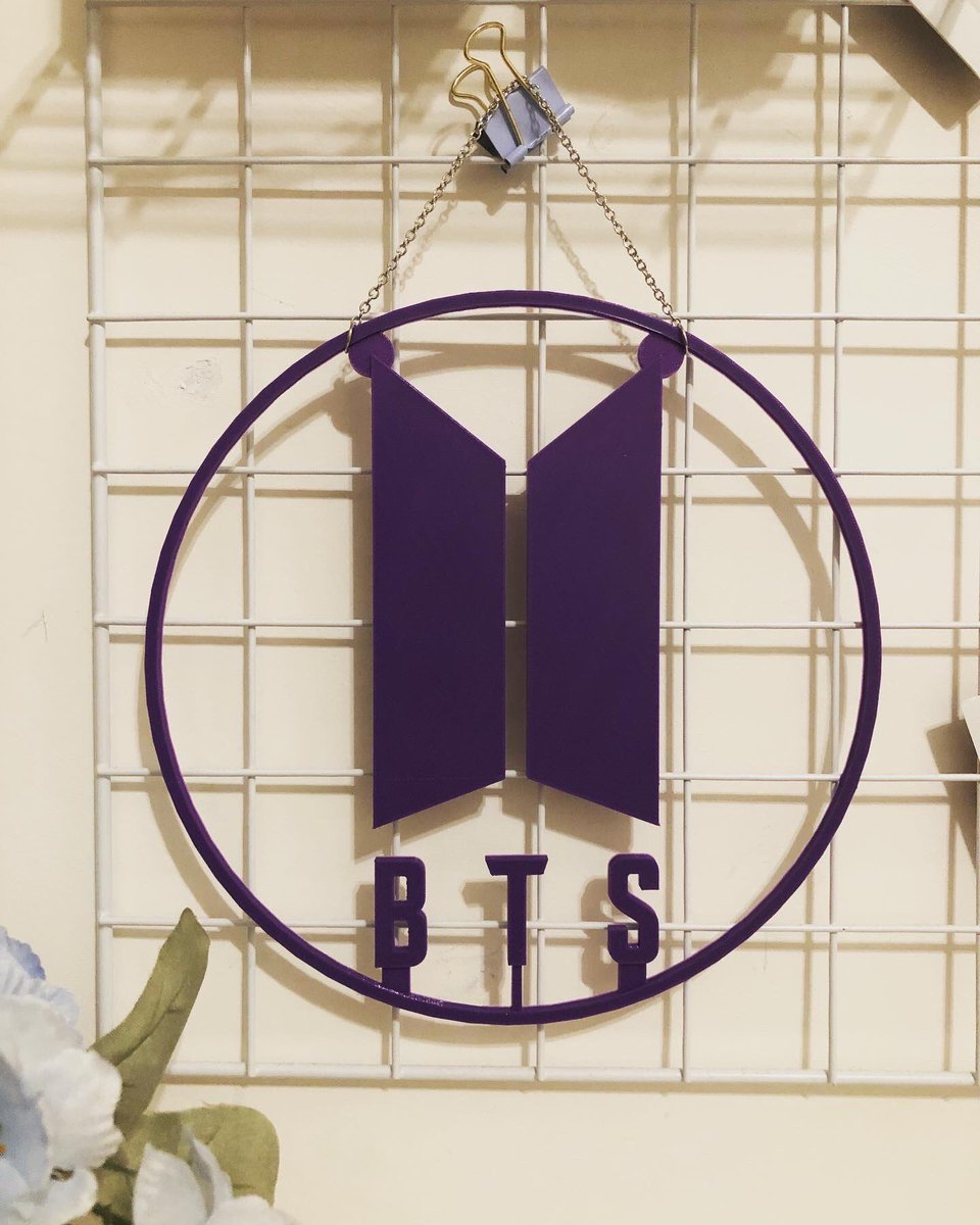 capsulecorpinno's tweet photo. New 3D Printed BTS Logo and with Members Names Wall Decor! 🔥

#bts #btsart #btslogo #btsmembers #btsloveyourself #bangtanboys #btsarmy #jungkook #jimin #jin #v #jhope #rm #suga #3dprinted #3dprinting #3dprints #walldecor #purpleconcpt https://t.co/78uAlPq5lG