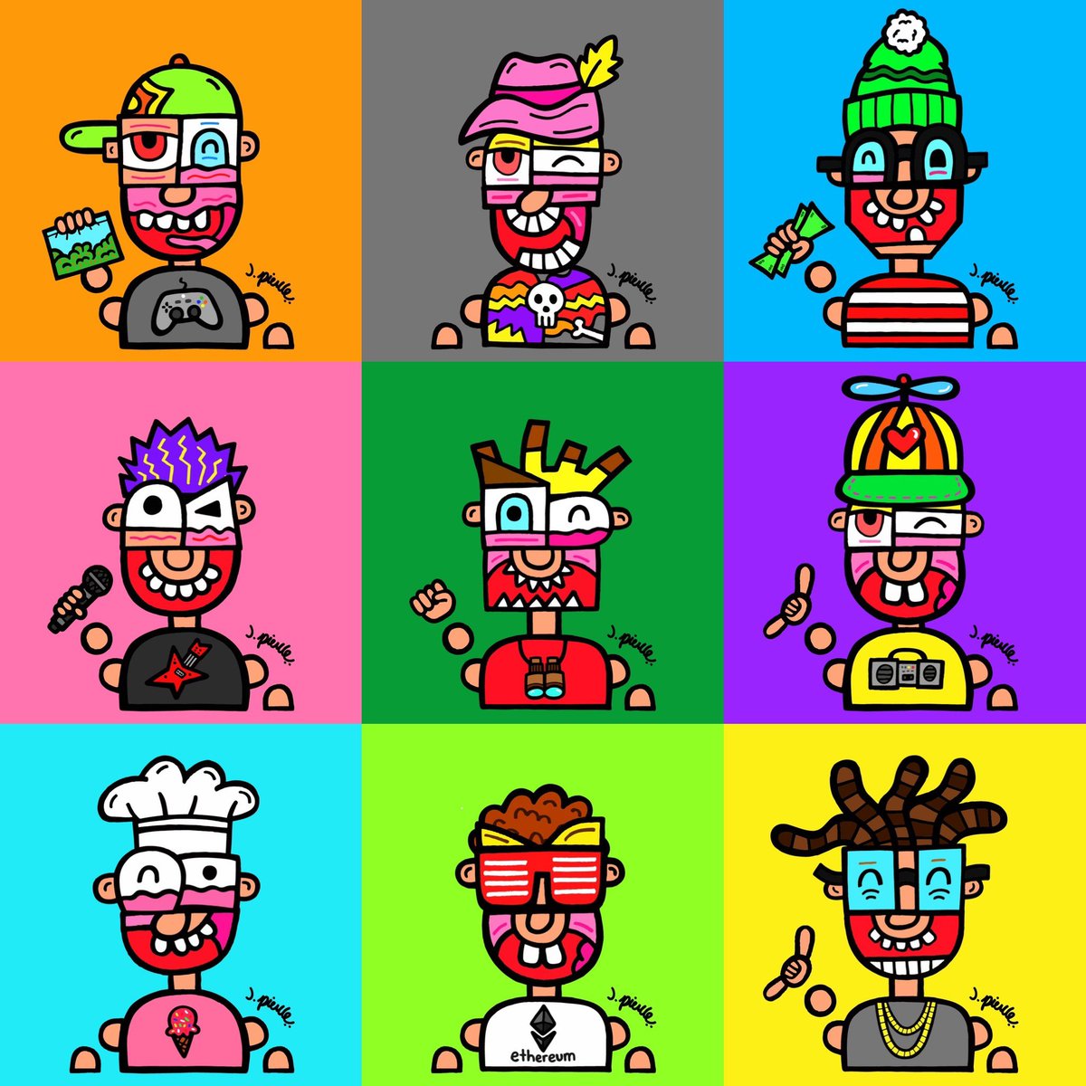 JPandFriendsNFT's tweet photo. CONTEST: Retweet this post with your JPF NFT screenshot &amp; Justin will

PAINT YOUR JPF NFT in real life for you to keep! 

We will pick one winner verifiably random. Tag your favorite influencers! 

You must be the NFT owner! Let's GO #nft #nfts #nftcontests https://t.co/nG0voSnQk3