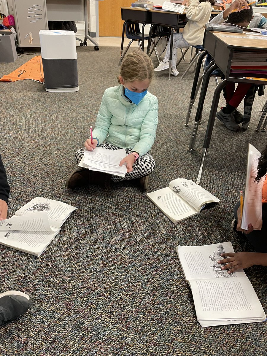 MsFranz_ATS's tweet photo. Starting the week off with the classic story, Master of Cats from our Junior Great Book series! Looking forward to our shared inquiry next week #vocabularydeveloment #causeandeffect #Socraticseminarprep @APS_ATS @APSGifted @APS_ELA_Elem https://t.co/5hzNuQs3IE