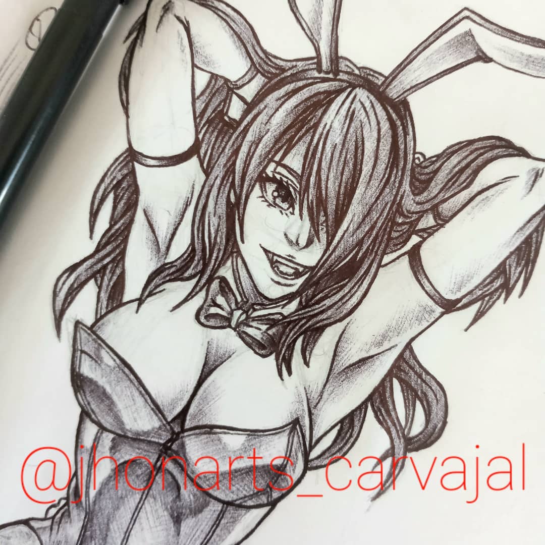 JhonartsC's tweet photo. Una bunny girl para empezar la semana
(A bunny girl to start the week)
#anime #animegirl #animefanart #animedraw #animedrawing #manga #mangafanart #mangadrawing #mangadraw #blancoynegro #blackandwhite #ink #inkdrawing https://t.co/TyCnRLh1fa