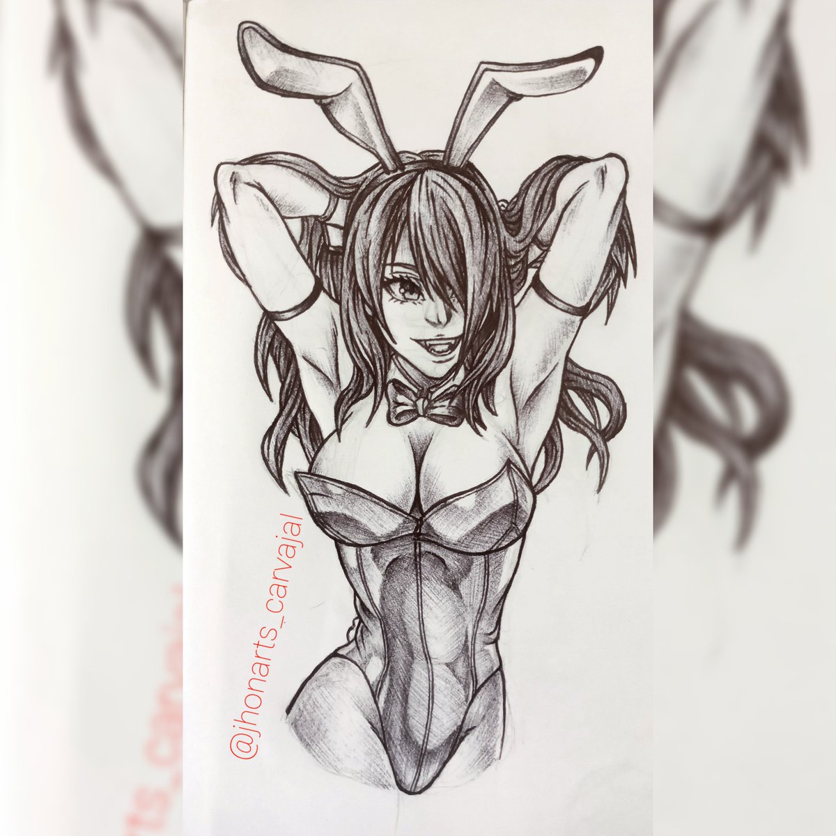 JhonartsC's tweet photo. Una bunny girl para empezar la semana
(A bunny girl to start the week)
#anime #animegirl #animefanart #animedraw #animedrawing #manga #mangafanart #mangadrawing #mangadraw #blancoynegro #blackandwhite #ink #inkdrawing https://t.co/TyCnRLh1fa