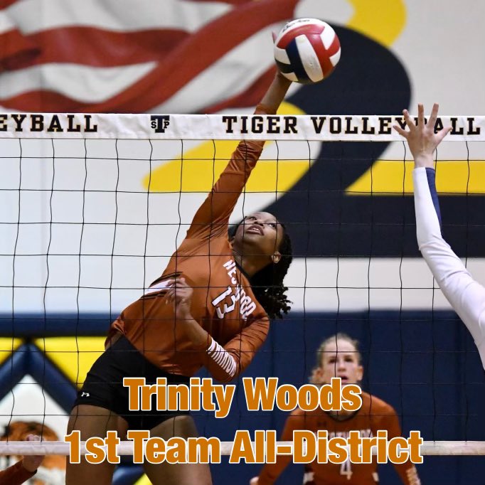Congrats to Trinity Woods on earning 1st Team All District!