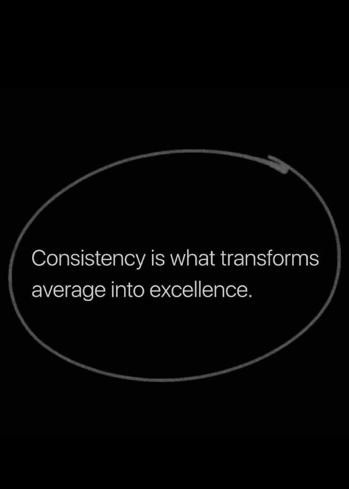 Beks__P's tweet image. Consistency is what transforms average into excellence.