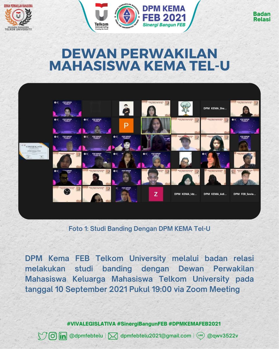 dpmfebtelu's tweet photo. Informasi Lebih Lanjut:
https://t.co/ZmUxOn4wCV https://t.co/ACASgZaE5f