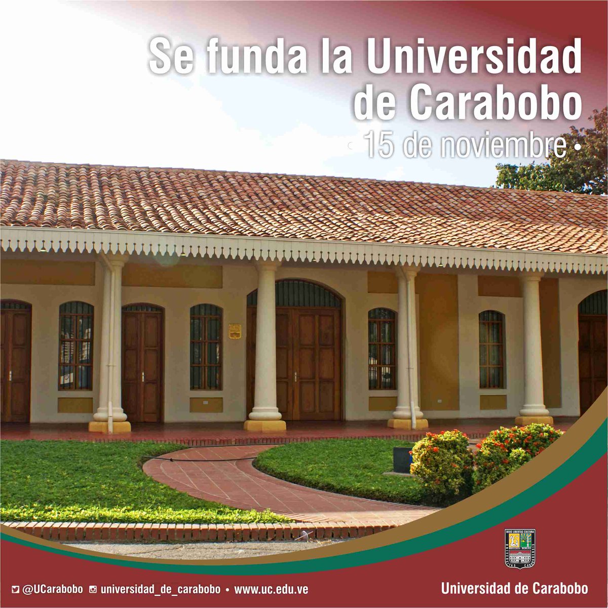 La @FCS_UC se une al júbilo que embarga a la comunidad carabobeña y en  especial a la universitaria, por la conmemoración de los 129 años de  fundación de la máxima casa de, image size:1200x1200