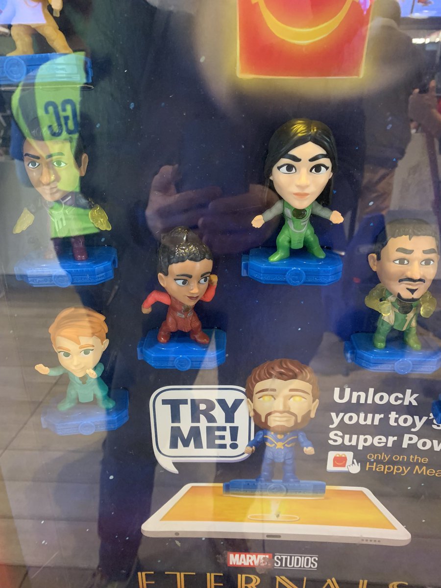 On the hunt for #Makkari toy figure from McDonalds happy meals!!!