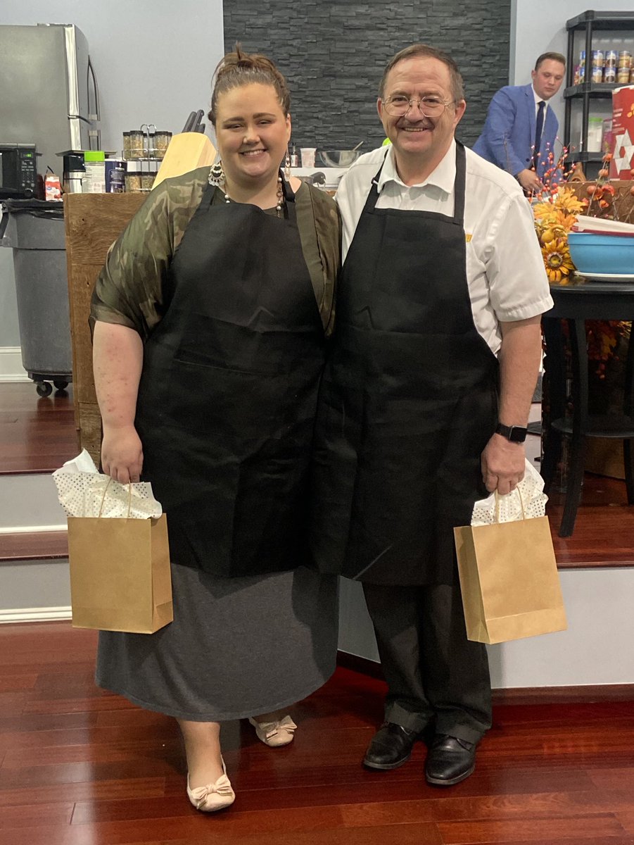KristiSmith08's tweet photo. There is nothing like serving Jesus on Sunday! Bus pick-ups (2 visitors), Nursery SS Class (19 little ones!), main service, Church Chopped, Bus drop offs, Ladies Meeting, evening service, and Church chopped again! (My dad and I won!) #ServingJesus https://t.co/fXmldG7pgM