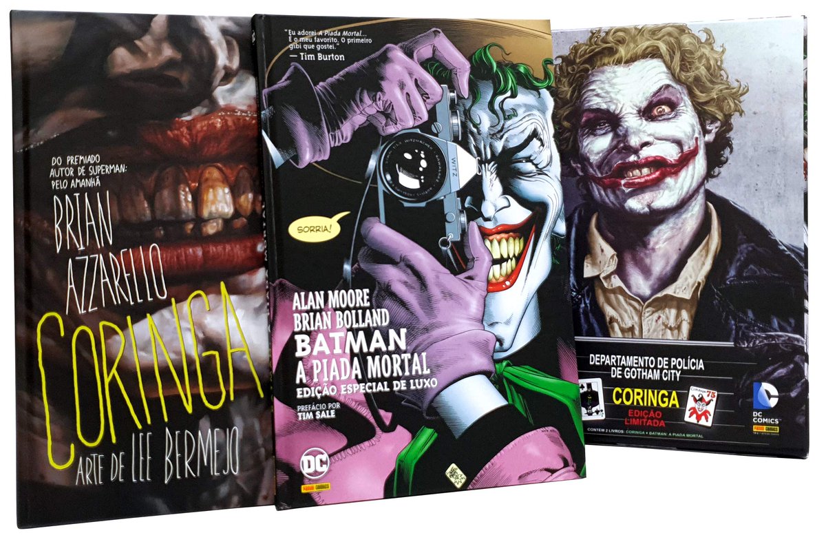 quartacapalivro's tweet photo. 💥
📚 Box Coringa (2 HQ's) - Alan Moore (Capa Dura)
⭐️Nota: 4,9/5
💷 R$ 58,90
Confira⤵️
🛒https://t.co/vKZUcHyP95
#booktwitter #livro #comprecomigo #blackfriday #oferta https://t.co/8pTKMm7Dfg