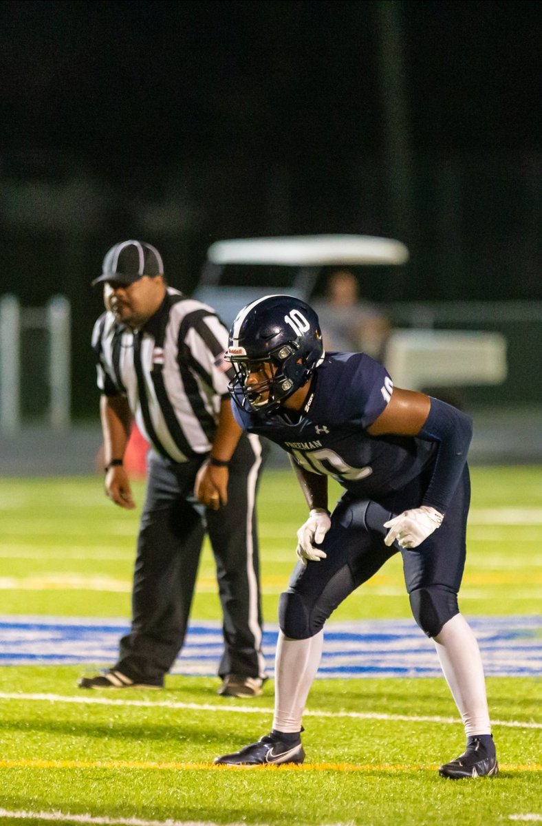 Honored and blessed to be named third team All-Region LB. 81 Tks, 13 TFL, 1 Sack, 1 INT and 1 Punt Blk.  🙏🏿