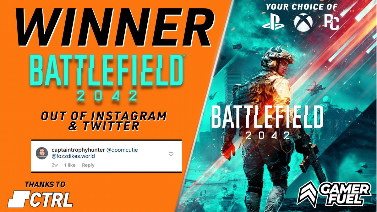 Congratulations!! 
We have our lucky winner from our most recent giveaway from Instagram &amp; Twitter! 

Thank you to everyone who entered and a massive thank you to <a href="/DrinkCTRL/">CTRL</a>! Make sure to go and give them some love for making this happen!